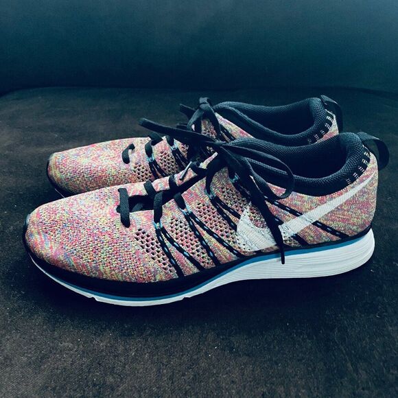Nike Flyknit Trainer+ Rainbow Multi-Color 532984-014 Size 7.5 US 40.5 EUR 9 Wmns - Picture 3 of 12